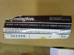 (New) Remington 12 ga. Model 1100 Shotgun