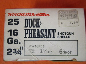 16 ga. Shotgun Shells