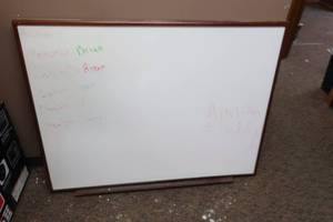 lot 9 image: White Board