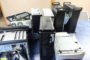 lot 54 image: Huge Pile of Parts Computers
