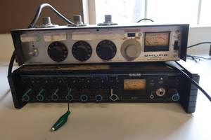 lot 85 image: 2 Shure Microphone Mixers