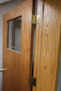 lot 102 image: Wooden Door & Trim