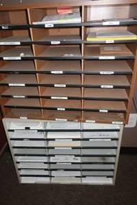 lot 134 image: Two Mail Organizers