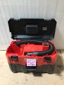 lot 56 image: M18 18-Volt 2 Gal. Lithium-Ion Cordless WetDry Vacuum (Tool-Only) in good condition