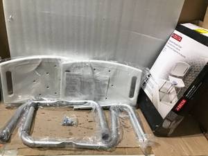 lot 70 image: Adjustable Tub and Shower Chair in White by Delta in good condition