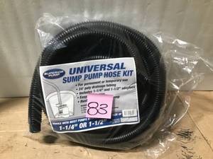 lot 83 image: 24 ft. Poly Universal Discharge Sump Pump Hose Kit by Superior Pump in good condition