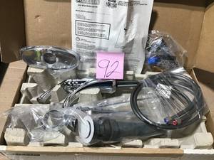 lot 92 image: Delta Faucet 15999-DST Haywood, Single Handle Centerset Lavatory, Chrome in good condition