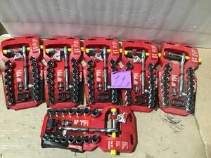 LOT OF Husky HUVTHRU28PC 38 in. Drive Universal Pass-Thru Set (28-Piece) in good condition