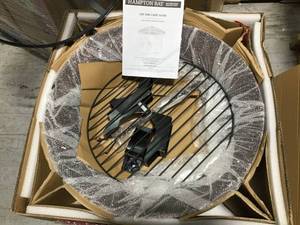 26 in. Del Oro Cast Iron Fire Pit by Hampton Bay in good condition