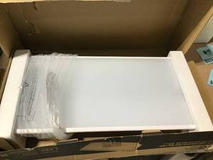 2 ft. 400-Watt Equivalent Integrated LED Dimmable White High Bay Light High Output 18,000 Lumens 5000K Daylight by Commercial Electric in good condition