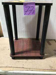 Turn N Tube Dark Cherry Simple End Table by Furinno in good condition