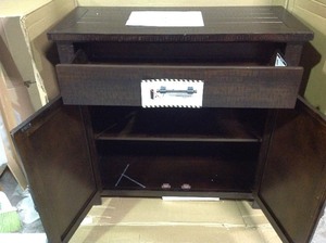 Walnut Paige Accent Chest IN GOOD CONDITIONS