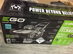 EGO 21 in. 56-Volt Lithium-Ion Cordless Battery Push Mower with 5.0 Ah battery and charger IN GOOD CONDITIONS