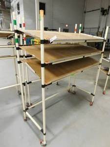 Rolling Storage Cart - 51.5(w) x 21.5(d) x 62.5(h)