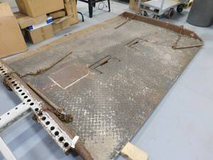 Heavy Duty Industrial Dock Plate - 84 x 67 - 15,000lb Load Capacity