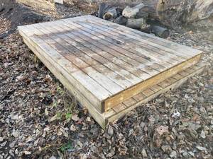 Cedar Deck Sections 6 x 10