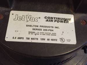 lot 115 image: Shelton Jet Vac