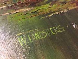 lot 124 image: W. Landsberg Painting on Canvas