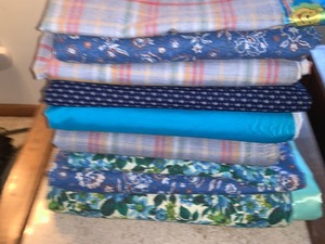 lot 57 image: Lot of Nine Beautiful Handmade Childrens Quilts