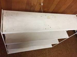 lot 97 image: Vintage Metal Four Shelf Unit