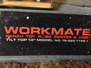 lot 165 image: Black and Decker Benchtop Workmate