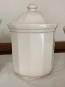 lot 30 image: Four-Piece Canister Set W Lids