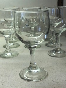 lot 34 image: Nine Wine Glasses