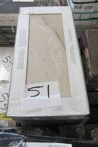lot 51 image: Elegance Beige 12 in. x 24 in. Porcelain Floor and Wall Tile (74.91 Sq Ft)
