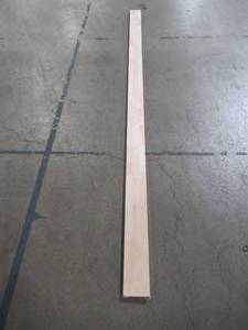 lot 602 image: Hardwood Reflections Unfinished Birch 8 ft. L x 1 in. D x 1 in. T Butcher Block Blacksplash BBB498