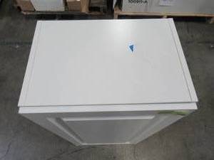 lot 213 image: Hampton Bay Benton Assembled 18x36x12.5 in. Wall Cabinet in White BT1836W-WH