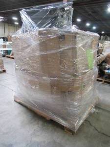 lot 225 image: WHOLESALE MIXED PALLET OF JANITORIAL SUPPLIES AND HOME DECOR