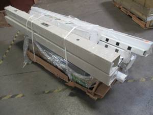 lot 429 image: WHOLESALE MIXED PALLET OF MISCELLANEOUS FENCEDECK RAILS, SLEEVES, BALUSTERS AND MORE
