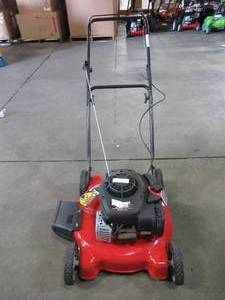 lot 15 image: Yard Machines 20 in. 125cc OHV Briggs & Stratton Gas Push Mower 11A-02BT729