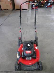 lot 16 image: Troy-bilt 21 in. 160cc GVC160 Honda Gas 3-in-1 High Rear Wheel Walk Behind Push Mower with Tri-Action Cutting System TB160
