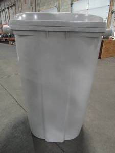 lot 103 image: FreeGarden RAIN 55 Gal. Rain Barrel with Brass Spigot, EWC-10