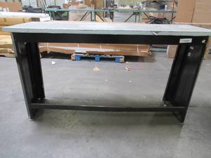 lot 438 image: Husky Work Benches 6 ft. Stainless Steel Top Workbench, 72WB01SS-THD - SCRATCH AND DENT - USED
