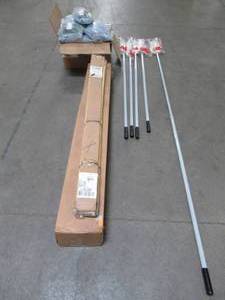 lot 449 image: Janitorial Mop Heads, Mop Handles and MopDuster with Extendable Handles.