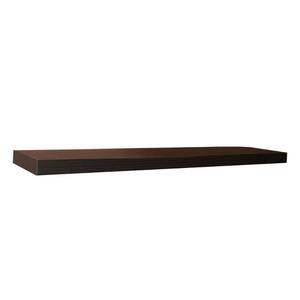 lot 453 image: Lewis Hyman 60 in. W x 10.2 in. D x 2 in. H Espresso MDF Large Floating Wall Shelf 9084652.