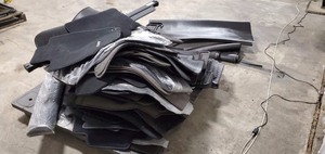 lot 45 image: Pallet Lot Of Assorted Floor Rugs, Mats, Etc