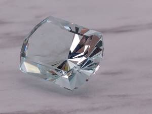 lot 10A image: Gorgeous Custom Cut 10.63 Carat Aquamarine $10,630 Retail Estimate