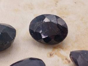lot 71 image: 104 Carat of Natural Rough Cut Opaque Blue Sapphires