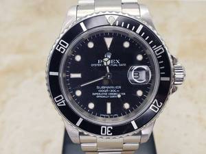 lot 0 image: Rolex Submariner 16610 Black Dial 40mm Watch $11,500