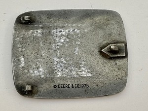 lot 16 image: Vintage John Deere Belt Buckle 1975