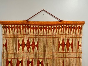lot 30 image: MCM Retro Wool Handwoven Wall Hanging Tapestry