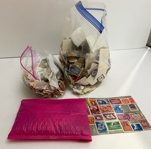 lot 59 image: Huge Lifetime Collection of Vintage Stamps & Books