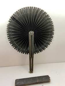 lot 69 image: Victorian Folding Fan & Antique WM HDWE Co. Straight Razor & Vintage Lady Ever Sharp Razor