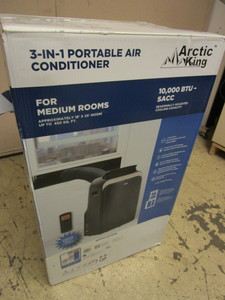lot 110 image: ARCTIC KING 3-IN-1 PORTABLE AIR CONDITIONER - NEW