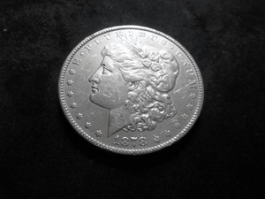 lot 1 image: 1878 Morgan Silver Dollar