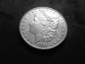 lot 2 image: 1878 S Morgan Silver Dollar
