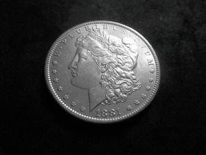 lot 4 image: 1881 O Morgan Silver Dollar